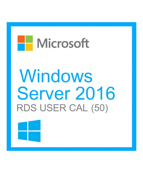 Windows Server 2016 RDS 50 connexions utilisateur