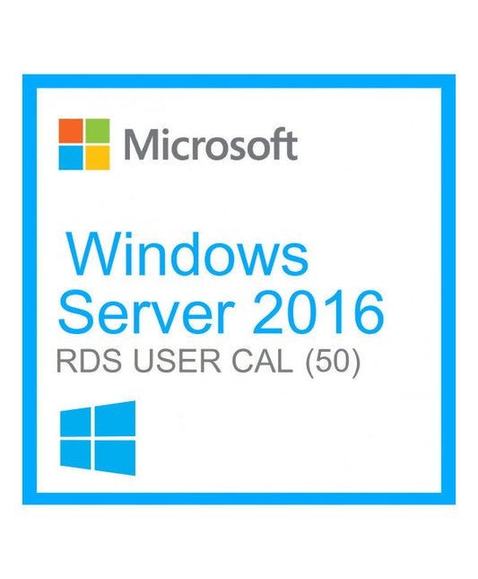 Windows Server 2016 RDS 50 connexions utilisateur