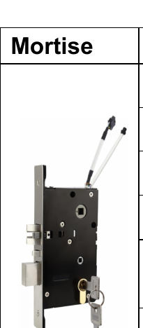 Serrure a carte RF290 (Temic 125 kHz) - carte + cle mecanique
