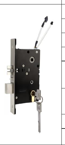 Serrure a carte et code RF879 (13.56Mhz Mifare) - TThotel / TTLock