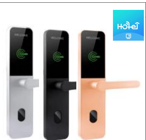 Serrure connectee TT860 - TThotel / TTLock (carte + app + cle mecanique)