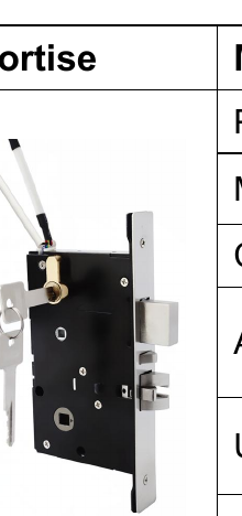 Serrure connectee TT865 - TThotel / TTLock (carte + app + cle mecanique)