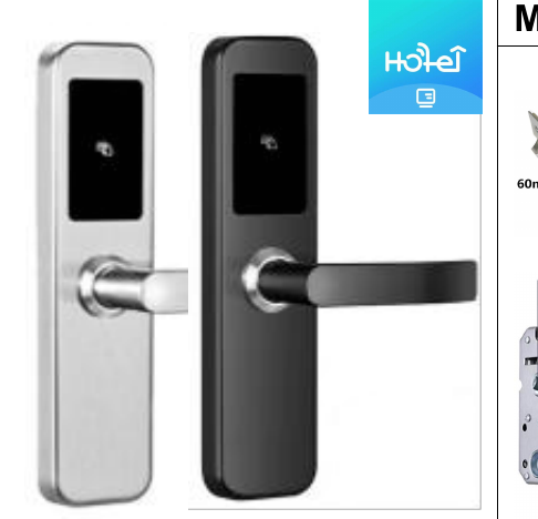 Serrure connectee TT896 - TThotel / TTLock (carte + app + cle mecanique)