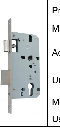 Serrure connectee ZW658 (Tuya / TTLock, empreinte digitale, standard europeen)