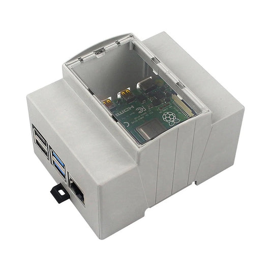 Boitier ABS Rail-DIN Raspberry Pi -- photo vendeur IceCrab Store, AliExpress
